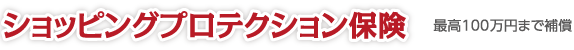 ショッピングガード保険(30万円補償) ショッピングガード保険(30万円補償)
