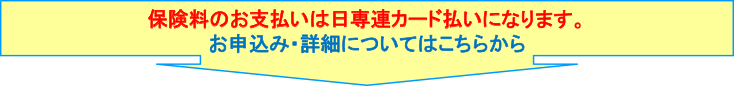 保険料のお支払いは日専連カード払いになります。